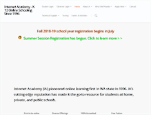 Tablet Screenshot of iacademy.org